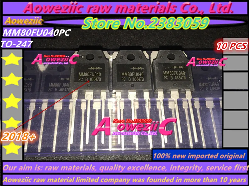 Aoweziic+ 100 импортный MM80FU040PC MM80FU040 TO-247 быстрое восстановление диод 80A 400 В