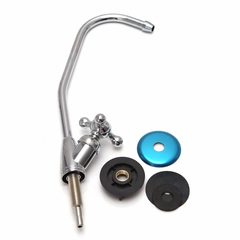 

1/4" Reverse Osmosis System Stainless Steel RO Drinking Water Filter Faucet Tap