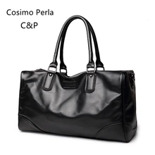 Однотонные Модные мужские дорожные сумки, деловые повседневные ручные сумки, черный кожзаменитель, дорожная сумка, модная дизайнерская большая сумка для выходных