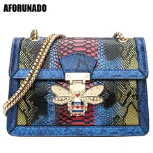 Сумки высокого качества, женские сумки из змеиной кожи, роскошные сумки, женские дизайнерские сумки через плечо для женщин, вечерние