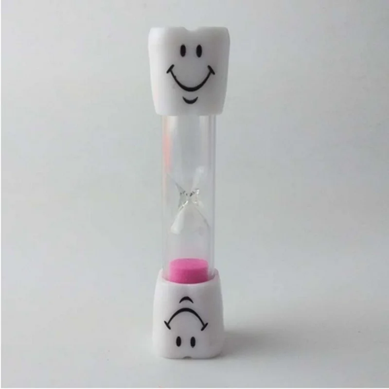 Новые Песочные часы 3 минуты улыбающееся лицо песочные часы декоративные предметы домашнего обихода Детские таймер для зубной щетки песочные часы подарки 7 цветов