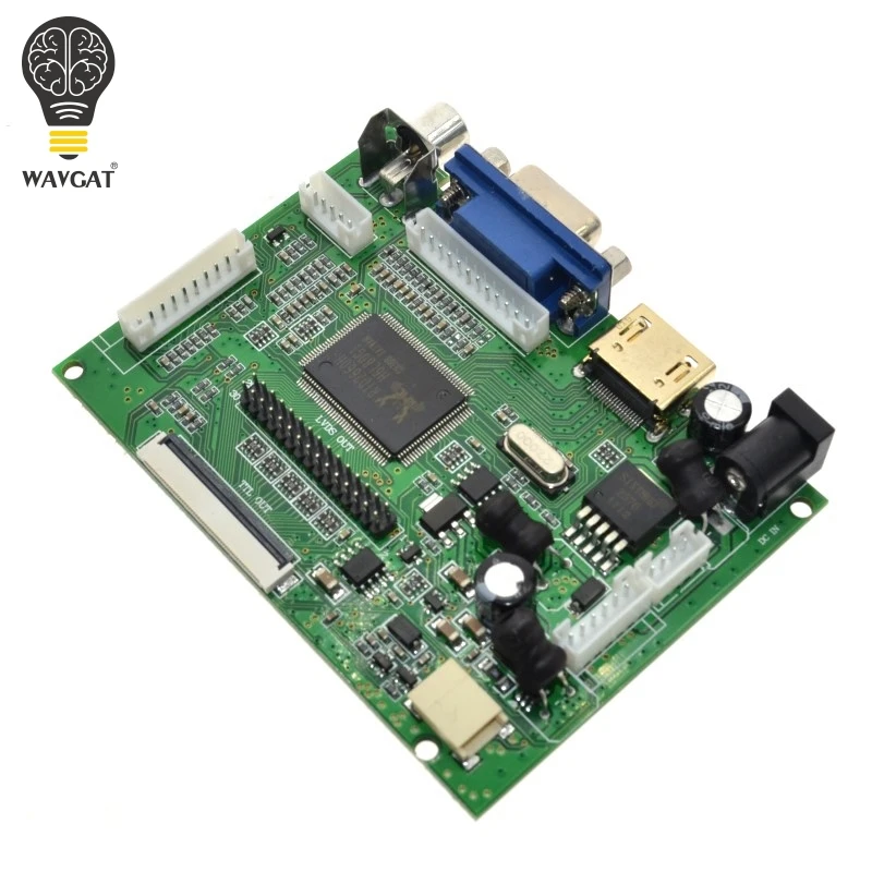 WAVGAT HDMI, VGA, AV Экран Дисплей модуль для pcDuino, Banana Pi без том числе 7 дюймов Raspberry Pi ips ЖК-дисплей