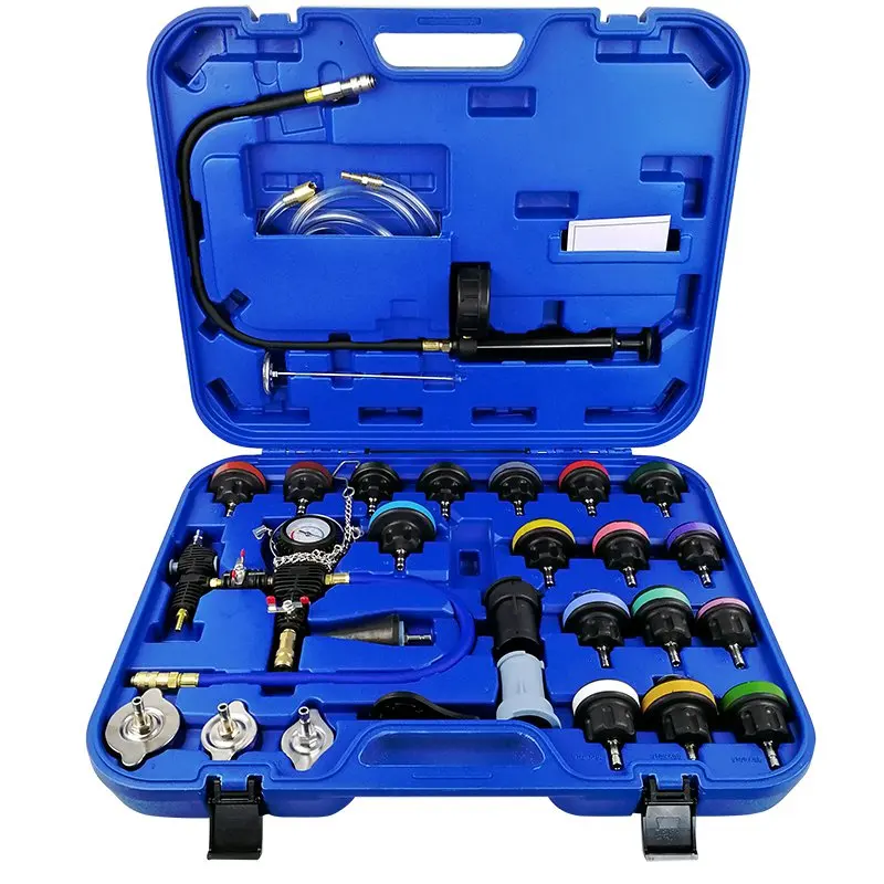 VicTsing 28 PCS Universal Radiator Pressure Tester Kit Coolant Vacuum Type Cooling System Kit with Case                          (5)