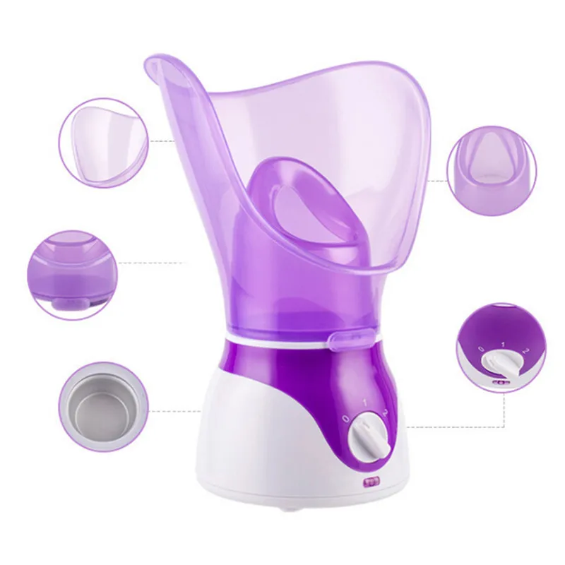  Skin Care Tool Facial Face Steamer Deep Cleanser Mist Steam Sprayer Spa Skin Vaporizer Promote Bloo