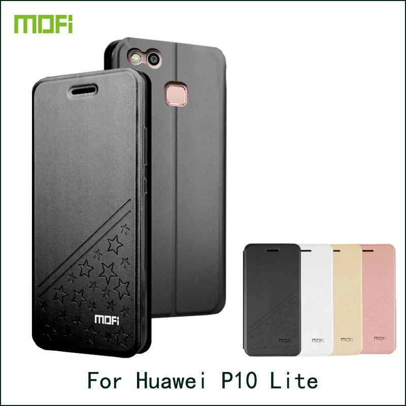 

For Huawei Nova Lite / Huawei P10 Lite Case MOFI Flip PU Leather Cover Book Style For Huawei P10 Lite Stand Case