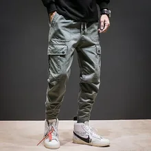 Повседневное Военная Униформа свободные брюки-карго мешковатые стиль сафари хип хоп брюки для девочек полной длины карманы джоггеры мотобрюки уличная