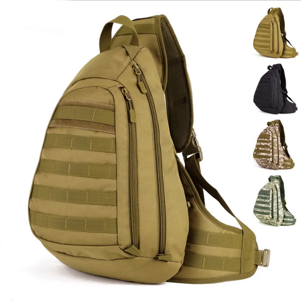 

Men's Nylon High Capacity Military Travel Riding Cross Body Messenger Shoulder Sling Chest Bag