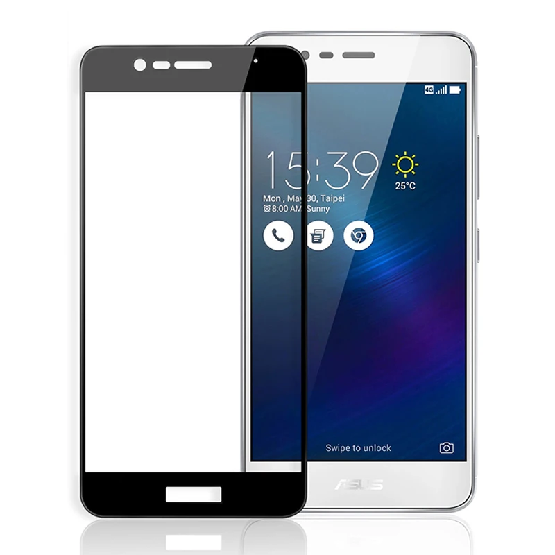 

ShuiCaoRen Tempered Glass 9H 3D Full Screen Cover Explosion-proof Screen Protector Film For Asus ZenFone 3 Max ZC520TL X008D
