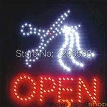 Прямая графика 19x19 дюймов крытый ультра яркий Led Парикмахерская открытая неоновая вывеска
