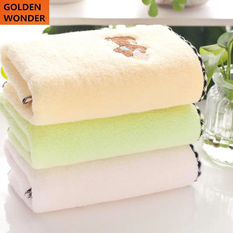 

New Arrival Pure Cotton Untwisted Embroidered Towel Puppy Washcloth Washrag High Quality Cotton Made in China Home Decor Towels