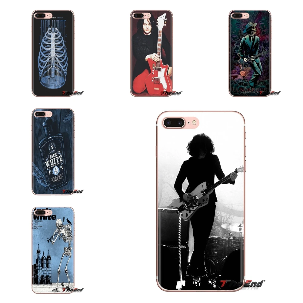 Для Xiaomi Redmi 4A S2 Note 3 3S 4 4X5 Plus 6 7 6A Pro Pocophone F1 Jack White Stripes Raconteurs прозрачный корпус из ТПУ |