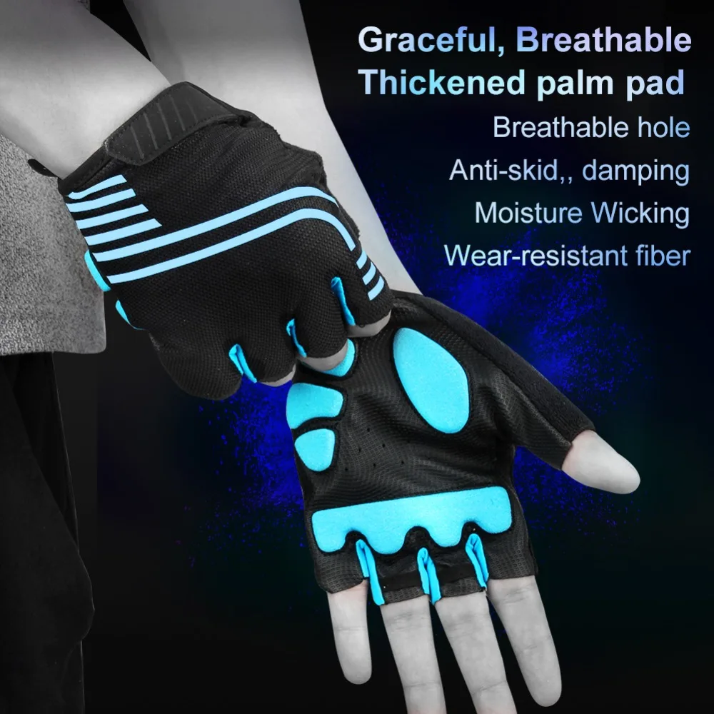 

Cycling Half Finger Gloves For Men Woman Touch Screen GEL Bike Gloves Sport Shockproof MTB / Road Bicycle Glove MFL327