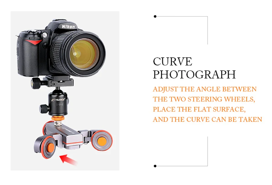 YELANGU L4 беспроводной дистанционный моторизованный электрический трек слайдер Долли автомобиля видео шкив прокатки Скейтер для DSLR видеокамеры мобильного телефона