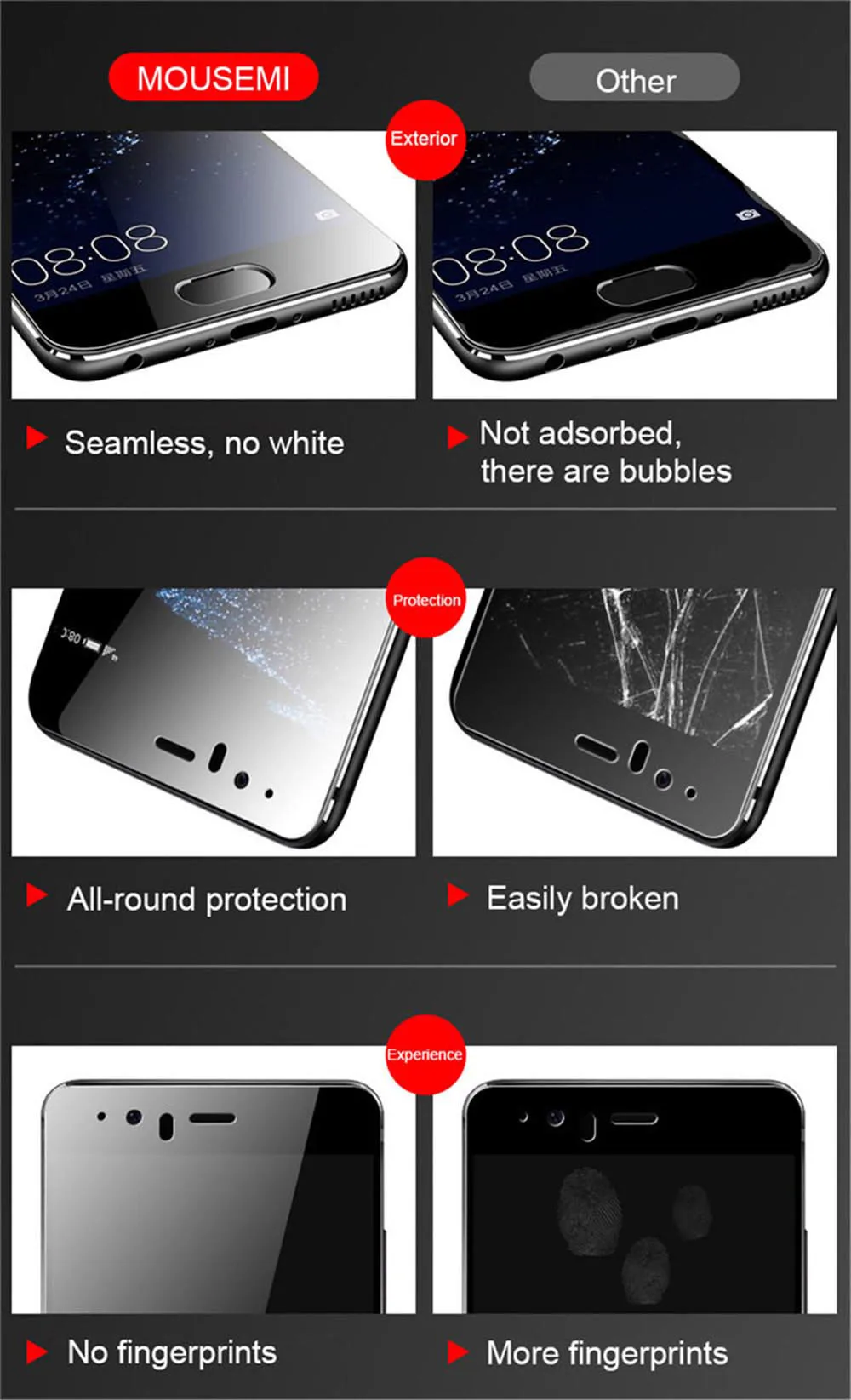 MOUSEMI Screen Protector For Huawei P9 10 Plus On Glass Protection For Honor 8 9 Lite For Huawei P10 P9 Lite Tempered Glass (8)