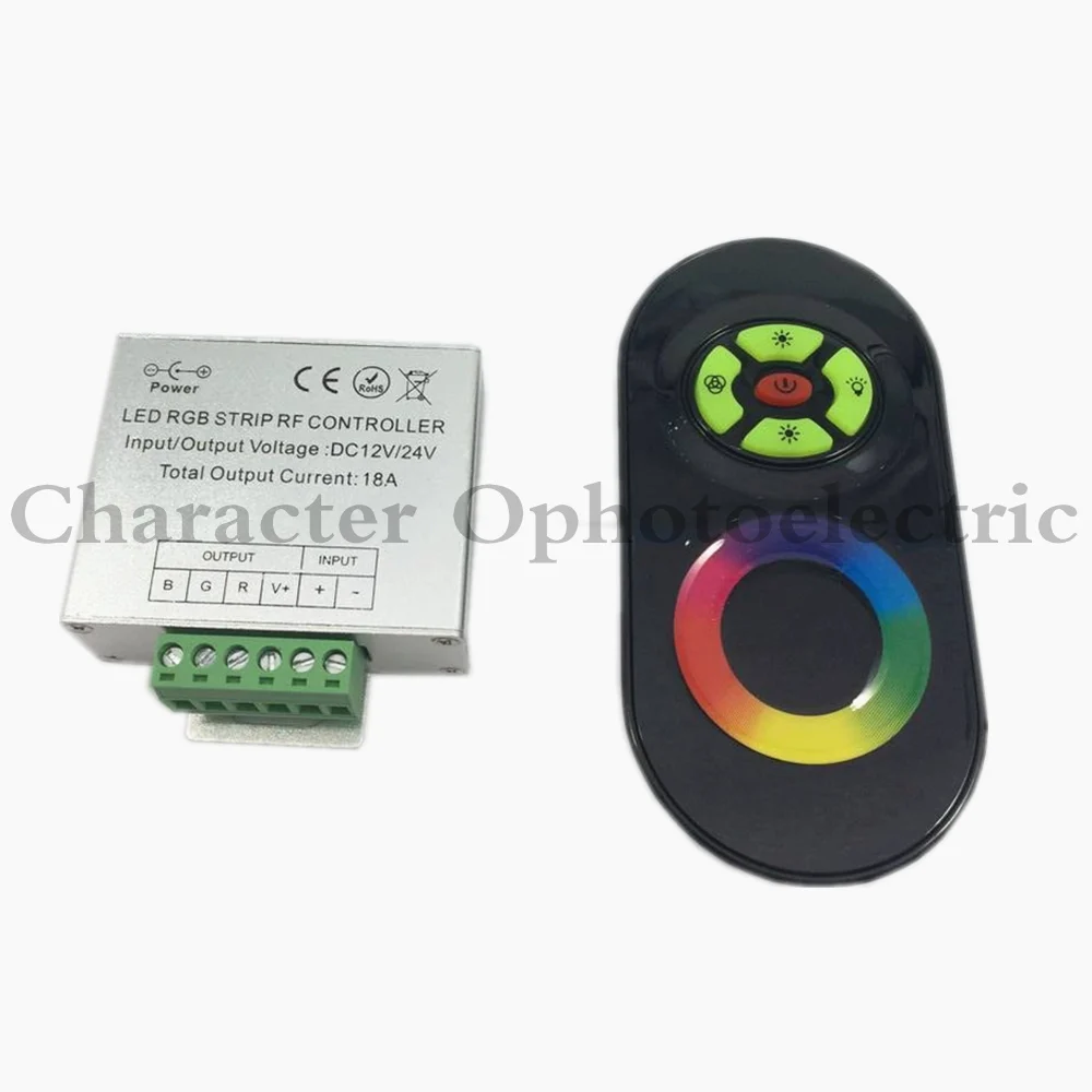 

5PCS Magic Dream Color RGB LED Controller,DC12,24V 5 Keys Aluminum shell RF Touch RGB controller for led strips,wall lights