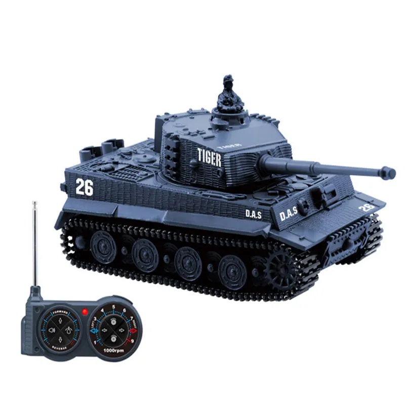 1/72 RC Tank Toy 2117 8-channel Mini Remote Control Rc Tank Car Track Drive Tanker Toy for Children Xmas Gift