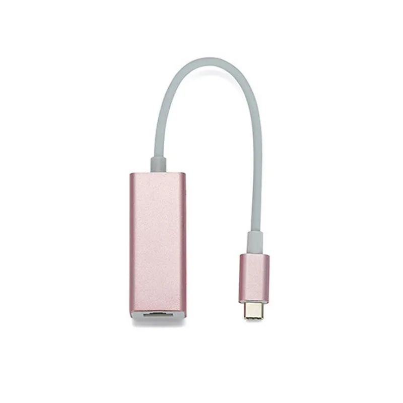 10/100/1000 Мбит/с RJ45 к Тип usb C внешний сетевой адаптер сети Gigabit Ethernet конвертер для Macbook Chromebook