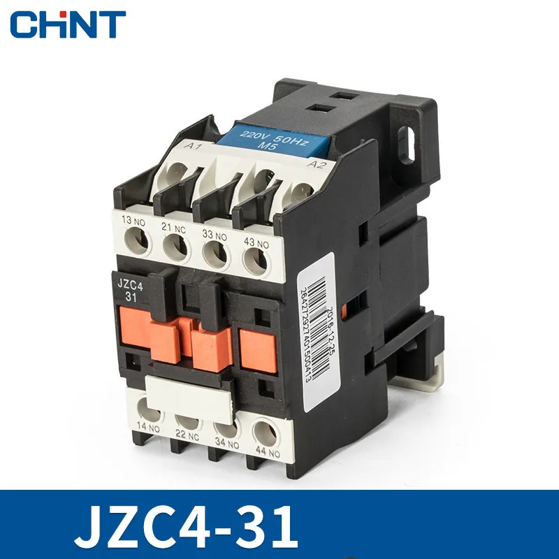 

CHINT Relay Contact Type Relay JZC4-31 Middle Relay AC220V 3 Open 1 Close