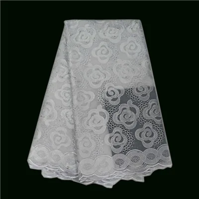 2018 high quality African royal French lace fabric chiffon dress Nigeria | Дом и сад