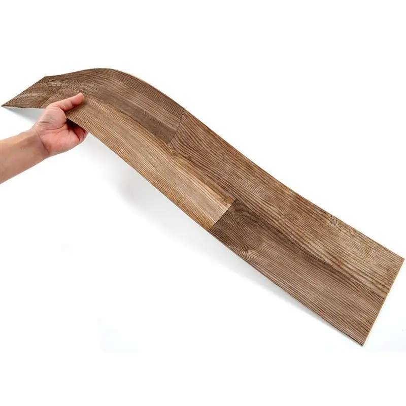 7 шт. наклейки на пол DIY самоклеющиеся стену дерево зерно матовая пленка обои для