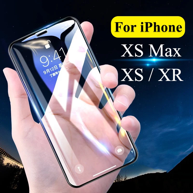 ScreenProtector Protective Glass On The For iPhone XS Max Plus XR 10