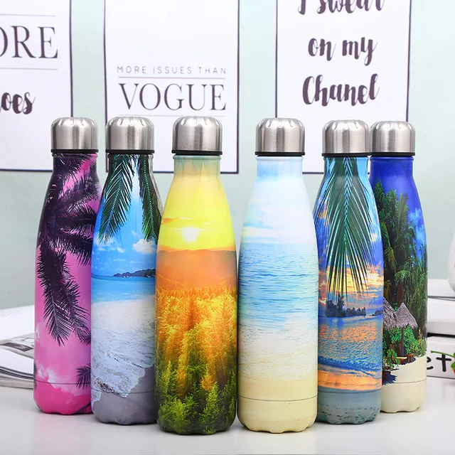 $US $11.34  500ml beautiful cola thermos water bottle stainless steel travel flask colar water bottles