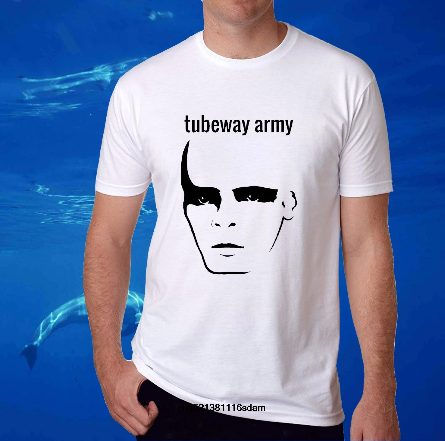 Funny Men t shirt white t shirt tshirts Black tee Tubeway Armee Gary