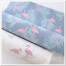 235 см x 50 см, полностью хлопковая подкладка, сделай сам, простыня, пододеяльник, постельные принадлежности, ткань для украшения дома, фламинго, ручная работа, 40 s, тонкая ткань, 250 г/м