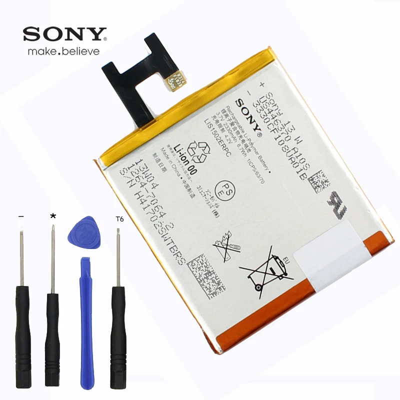 Оригинальный аккумулятор Sony LIS1502ERPC для sony Xperia Z LTE C6602 C6603 L36h L36i L36 LT36 LT36i