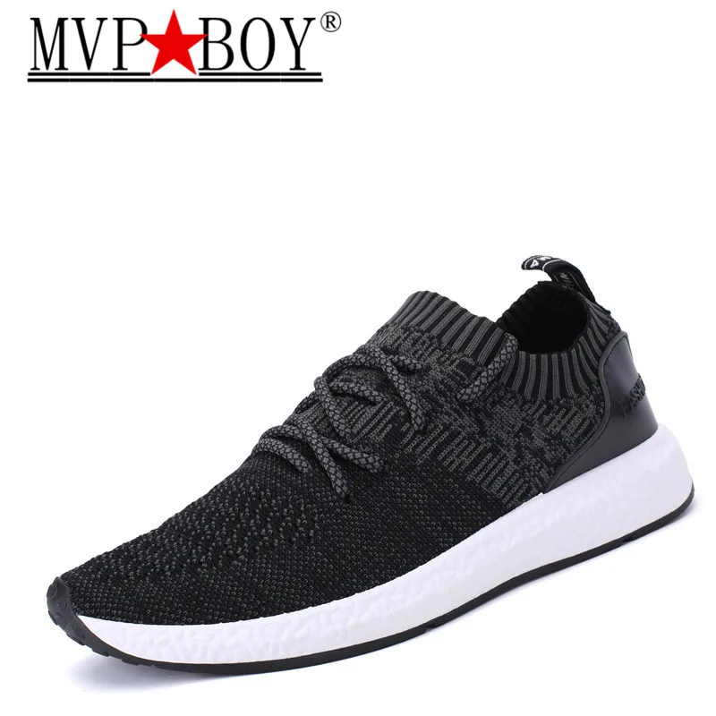 

MVP BOY Hot 2018 spring Lightweight sneakers fashion Autumn famous brand Lace-up Style Shoes Comfortable Casual Style Men adult