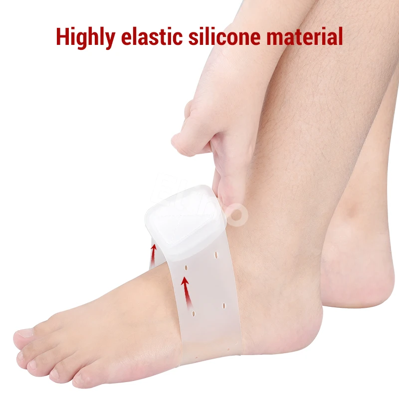 Elino Arch-support Silicone Flat feet pads Plantar Orthopedic Bandage for Men Women Elastic Adhesive Soft Feet Care Tool