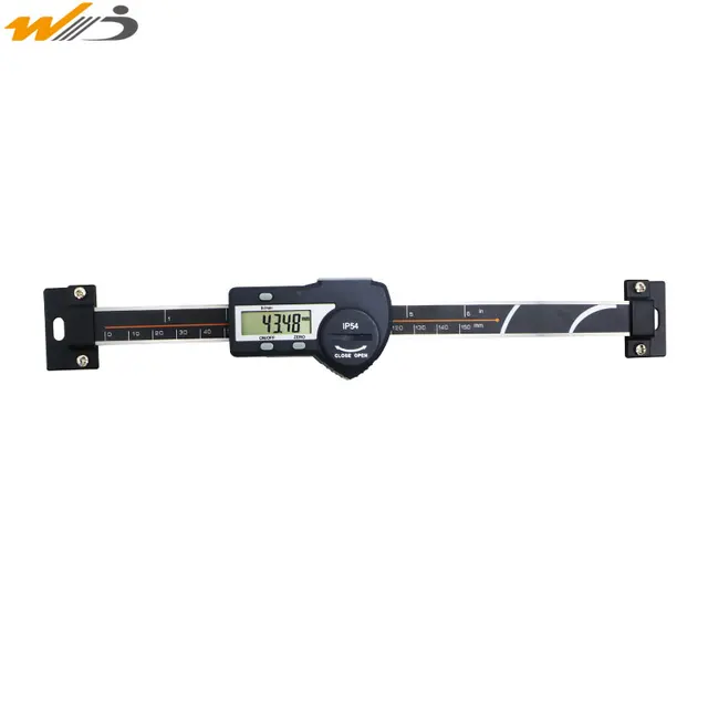 0 100mm Horizontal type digital stainless steel linear scale ruler