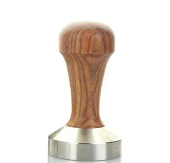 

Practical Rosewood Handle Coffee Tamper Espresso Powder Flat Press Hammer Stainless Steel Coffee Tamper Grind Coffee Tools LF68