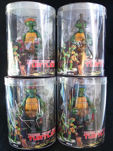 

Original NECA 5" TMNT Teenage Mutant Ninja Turtles Red Bands / Different Bands PVC Action Figure Collection Toy 4pcs/set