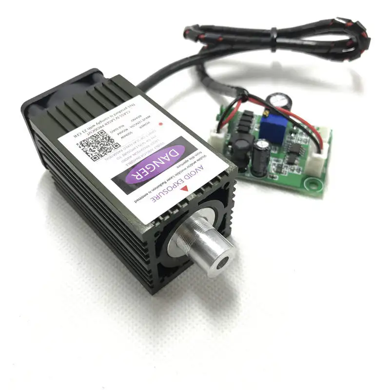 500mw 405NM focusing blue purple laser module engraving with TTL control laser tube diode protective googles