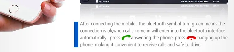 Excellent 2 Din Car Multimedia Player GPS navigation 7