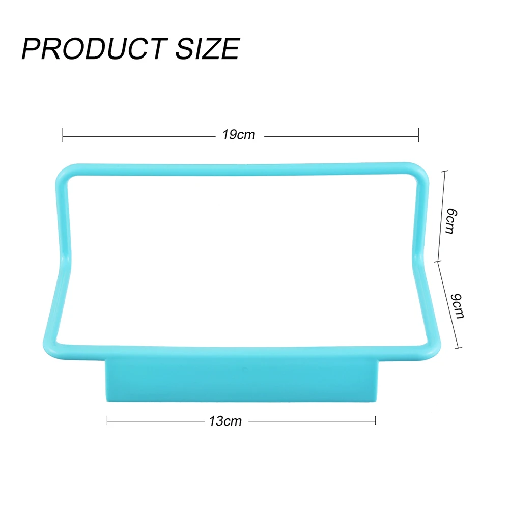Держатель для раковины, держатель для губки, сушилка для мусора, сумка для хранения, стеллажи для кухни, ванной комнаты, стойка для шкафа, мешки для мусора, Органайзер - Цвет: 19x13cm Blue