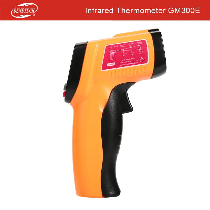 Цифровой Бесконтактный инфракрасный термометр тестер температуры лазер GM300E benetech