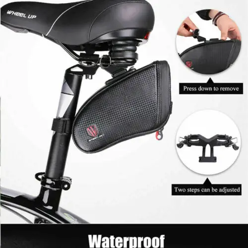 Waterproof MTB Mountain Road Bike Saddle Bag Seat Pouch Bicycle Rear Storage US
