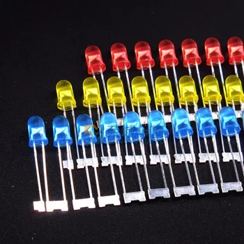 

LED bead Diameter 5mm LED diode 2pin through hole red to red /green to green/blue to blue/yellow to yellow ,500pcs/lot