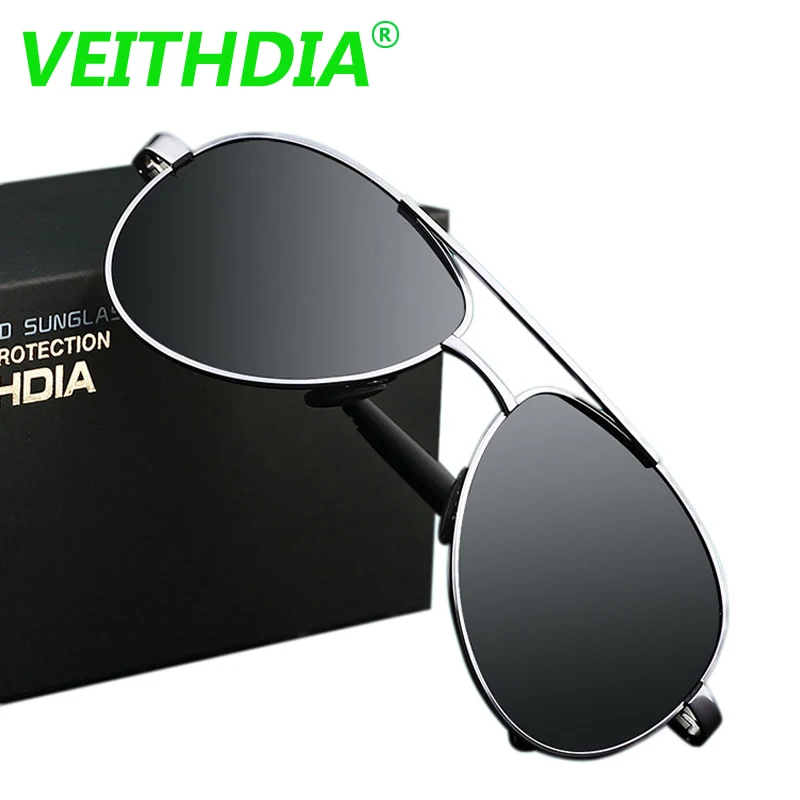 Veithdia Uv400 Pilot Yurt Sun Glasses Men Polarized Sunglasses Brand Logo Design Driving Glasses Goggles Oculos De Sol 1306 Goggles Steampunk Uv400 Lensgoggle Ski Aliexpress