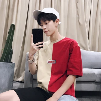 

Continue Product Spelling Color Short T Shirt Hong Style Unlined Upper Garment Harajuku Tops Stranger Things Personality Fashion