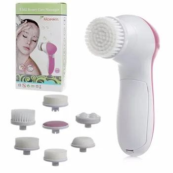 

8 in 1 Face Facial Cleansing Brush Spa Skin Care Massage Exfoliator Clean