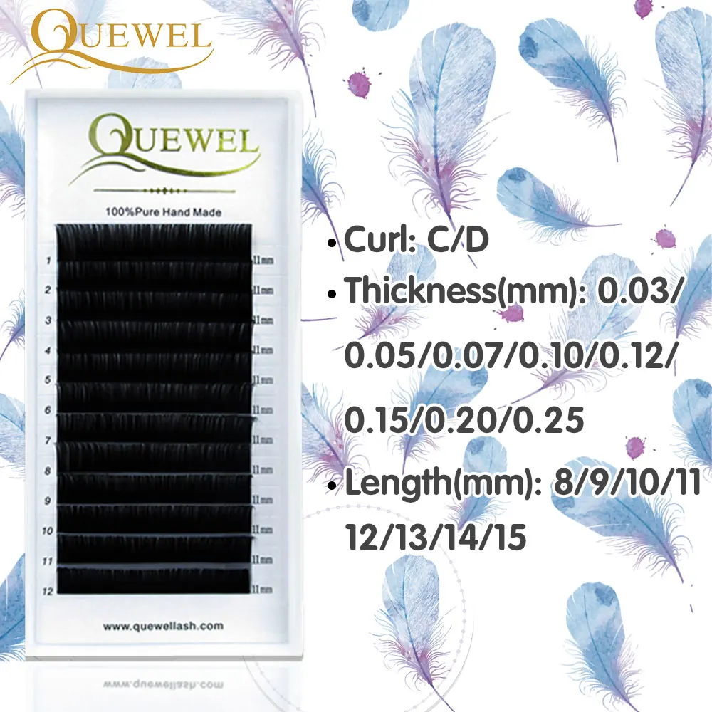 Buy Individual Eyelashes Extension 12 Rows / Tray