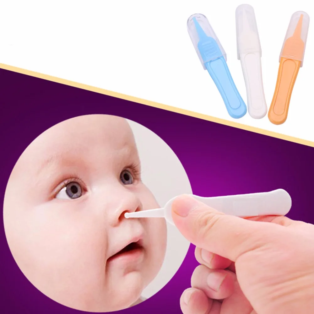 

6 Pcs Infant Ear Nose Navel Plastic Tweezers Pincet Forceps Clips Pinza Chupetes Newborn Safety Safe Care-15