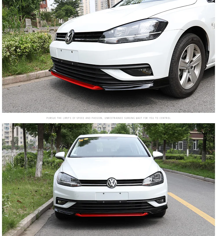 Для Volkswagen Golf 7 передний бампер диффузор протектор для Golf 7 обвес бампер задний передний Лопата задний спойлер