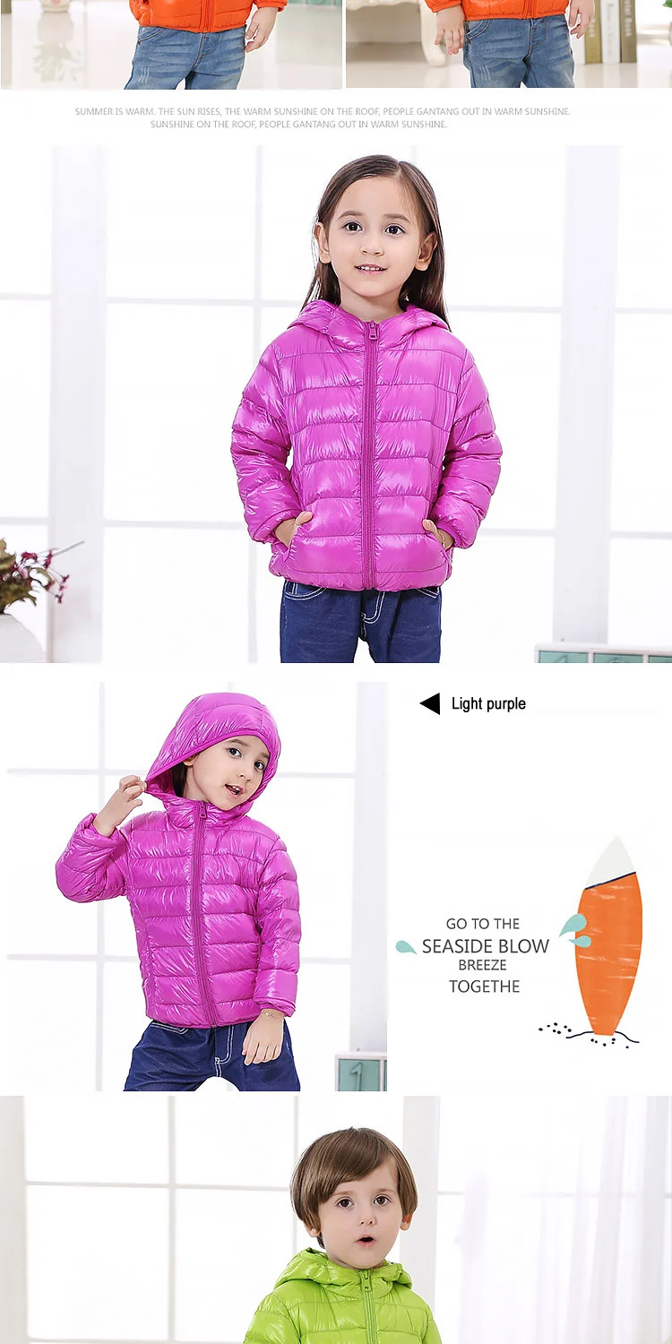 Crianças para Baixo Branco para Baixo com Capuz Jaquetas de Inverno para Meninos Cabolsa de Inverno Jaquetas Novo Pato Crianças Meninas Ultra Leve Portátil 2020 90% 10 Mamãe e Bebê