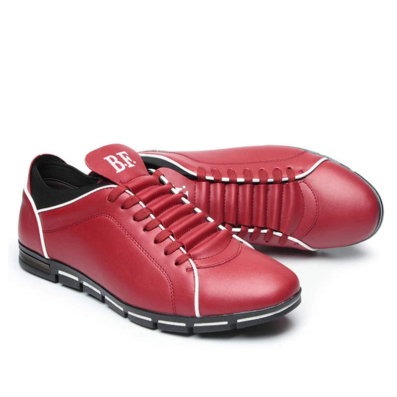 Big Size 38-50 Men Casual Shoes Fashion Split Leather Shoes for Men Black Brown Men's Flat Shoes zapatos hombre a602m