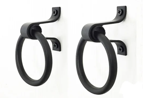 

2PCS/lot Diameter:60mm. 2018NEW Retro American furniture iron ring handle Wardrobe cabinet Drawer hand
