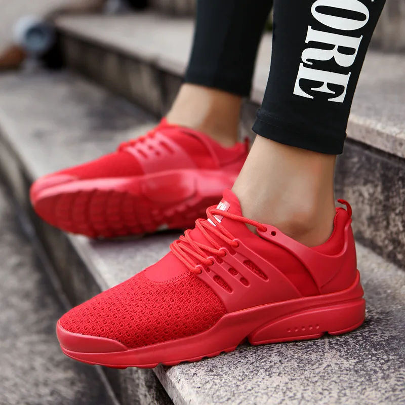 AGUTZM Mesh Shoes for Men Work out Lace Up Black Red Comfortable Light weight Casual sPU Sole New Style Brand Sapatos casuais AGUTZM Mesh Shoes for Men Work out Lace Up Black Red Comfortable Light weight Casual sPU Sole New Style Brand Sapatos casuais